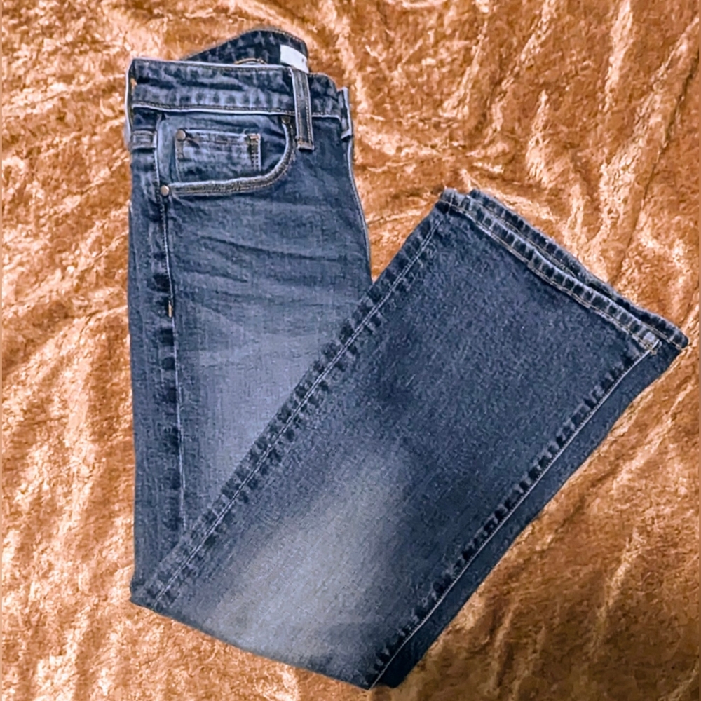 Fidelity ROCKAWAY Cropped Dark Wash Jean - Picture 9 of 9